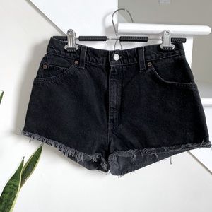 Levi’s Black Denim Shorts